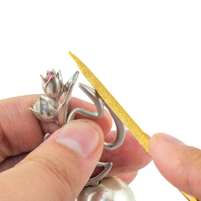 Mineshima Titanium Coating Diamond File #200 Triangular Hobby Tool I-200D
