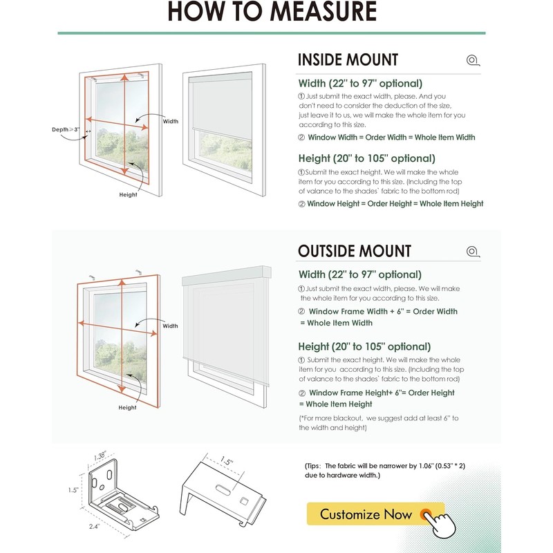 Yoolax Smart Blinds, Motorized Matter Roller Shades Blackout Automatic Blinds