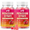 2 Pack Potassium Citrate Gummies 1000mg, Potassium Supplement for Adults