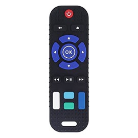 banapoy Juguete de con Forma Remota de Silicona, Control Remoto de TV, Chupete, Juguete de , Mejora el Desarrollo Sensorial, Alivio de Mordedores,... 