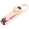 All Shop Cute Character Mini Nail Clippers, Peach, 1 Piece / 올샵 귀여운 캐릭터 미니 손톱깎이, 복숭아, 1개