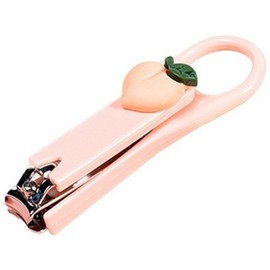 All Shop Cute Character Mini Nail Clippers, Peach, 1 Piece / 올샵 귀여운 캐릭터 미니 손톱깎이, 복숭아, 1개