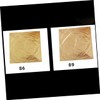 STOBOK 100pcs Imitation Gold Foil Paper for Arts and Crafts