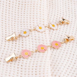 Dress Clips Back Cinch,Cinch Clip, 2 Pieces Sweater Shirt Clips, Shawl Clips, Waist Cincher Clip Clothing Cinch Clip, Clothes Vintage Sweater Clips for Cardigans