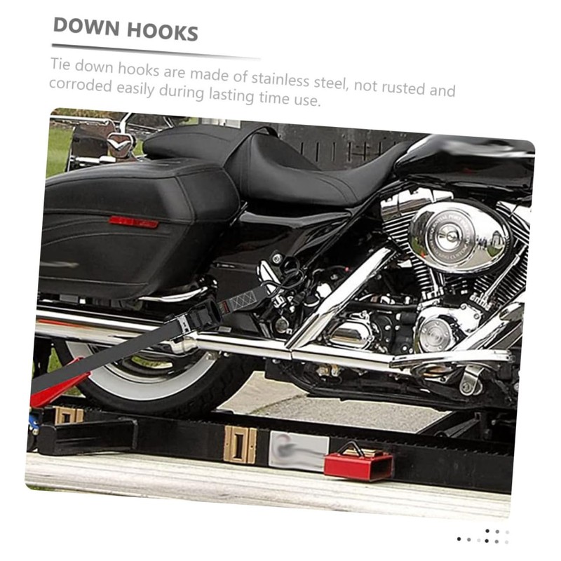 IWOWHERO 10pcs Stainless Steel Tie Down Hooks for Truck Bed