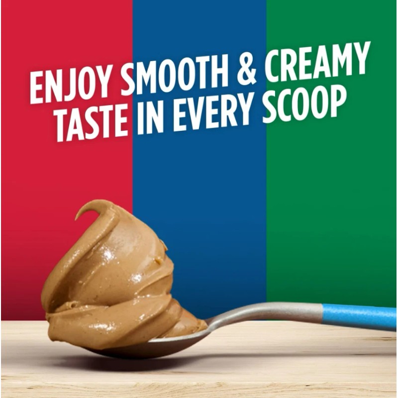 Jif No Added Sugar Creamy Peanut Butter Spread, 33.5 oz.