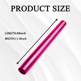 Hirificing Tint Film for Taillight Headlight Fog Light, 12×48 Inches Vinyl Self-Adhesive Car Tail Light Tape, Brake Light Headlight Cover Protection Film Color Shiny Chameleon Sticker (Pink)