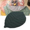 Leaf Shaped Rug Multipurpose Soft Comfortable Special Shaped Baby Crawling
