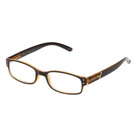 SAV Eyewear (Select-A-Vision) Victoria Klein Fashion Round Reading Glasses 9076 Brown, 2.00
