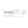 Hwaynct 5Pcs Tapered Ball Nose End Mill Set, 1/8” Shank,