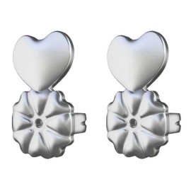 MagicEars 1pr Magic Backs Earring Lifters Silver Enlarged and Torn Pierced Ears US SELLER