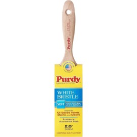 Purdy 144024425 White Bristle Series Adjutant Angular Trim Paint Brush, 2-1/2...
