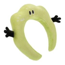 Beavorty Cute Plush Spa Headband for Women Elastic Cartoon Hairband for Makeup and Face Washing Adorable Animal Design Hair Accessory