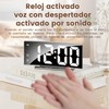 Despertador digital LED Meeyoga 4096 – hora 12/24, temperatura y