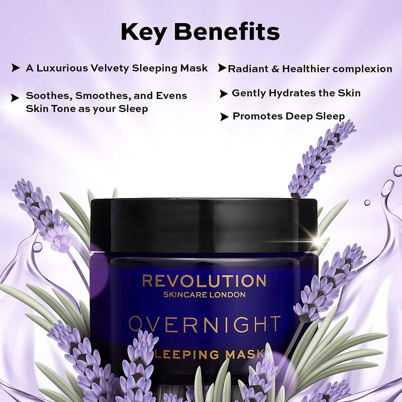Revolution Skincare London Overnight Soothing Sleep Mask Face Mask 50ml