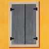 HINZIC 10Pcs 2 Inch Black T-Strap Shed Hinge, Barn Door