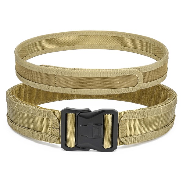 JIPIMON Battle Molle Belt Military Grade, Newly Upgrade Quick Release