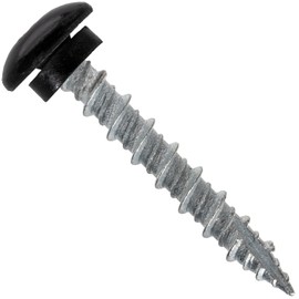 10 X 1-1/2 - Black - LO Profile - T25 Torx/Star - Metal Roofing Screw