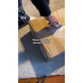 Donner DEP-1S Digital Piano 88Key Wood  Finish With Sustain Pedal Stand 128 Tone