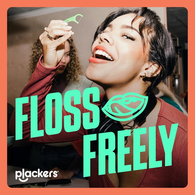 Plackers® Micro Line® Floss Picks - Intense Mint, Floss Fiber