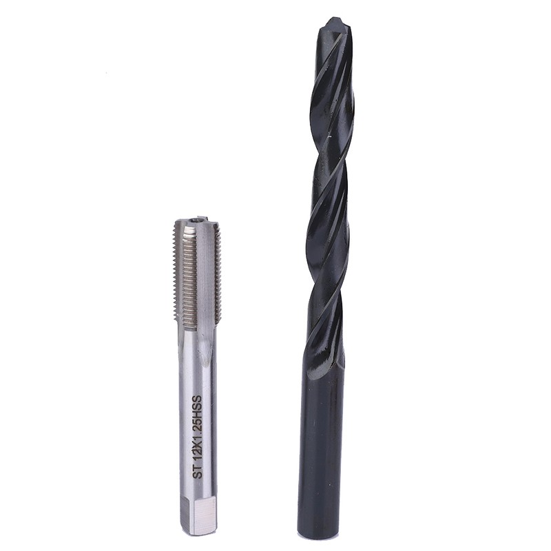 17Pcs Thread Repair Kit Stainless Steel Twisted Drill Wrench Threaded