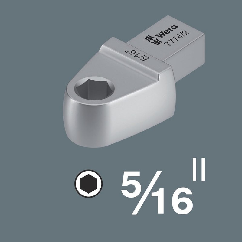 WERA 078642 Bit Adapter for Insertion 0.4 x 0.5 inch