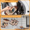 Rooster Oven Mitts and Pot Holders Sets 4Pcs,Extra Long Oven