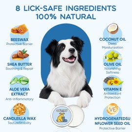 Dog Paw Balm - Paw Balm Dogs Lick Safe,Moisturizing & Soothing Paw & Nose Balm for Dogs,Healing Protection for Cracked Skin on Paws and Noses (3OZ)