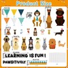 Justforjoyful 75 PCS Pet Classroom Bulletin Board Decorations Puppy Bulletin