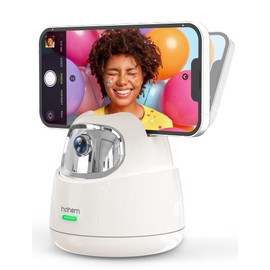 hohem GO Automatische Verfolgung Handyhalterung, 360° Rotation Gestensteuerung für Handy/Tablet, Keine App Erforderlich, Telefonhalterung für Live Vlog Streaming Video