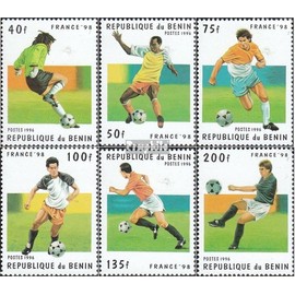 Benin 771-776 (complete.issue.) fine used/cancelled 1996 Football-WM 98, France (Stamps for collectors) Soccer