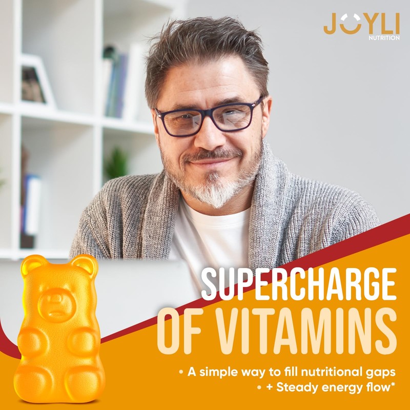 Joyli Superfruit Gummies - Sugar-Free Fruit Multivitamin Gummies for Adults
