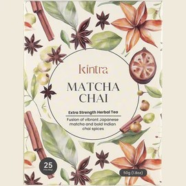 Kintra Foods Matcha Chai Tea Blend 25 Teabags
