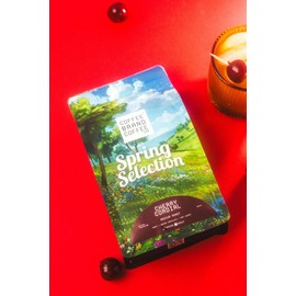 Cherry Cordial Medium Roast Ground Coffee Brand Coffee | Sweet and Rich | Spring Selection Specialty Brazil Coffee | Experience Sweetness, Smooth and Creamy Chocolate Taste