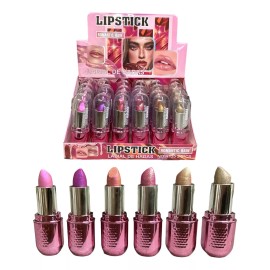Romantic Rain Labial De Hadas Holográfico Diferentes Tonos Lipstick 6pz