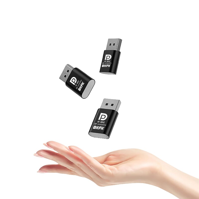 BKFK 4K DisplayPort Headless Dummy Plug - Supports 1080p-240Hz EDID