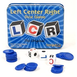 Juego de dados original LCR Izquierda Centro Derecha
