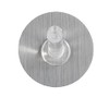 Wenko Hook Static-Loc Size M in Silver, PET/Polycarbonate 5 x