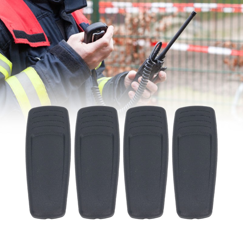 4PCS Portable Radio Belt Clip Handsfree Convenient Securely Hold for