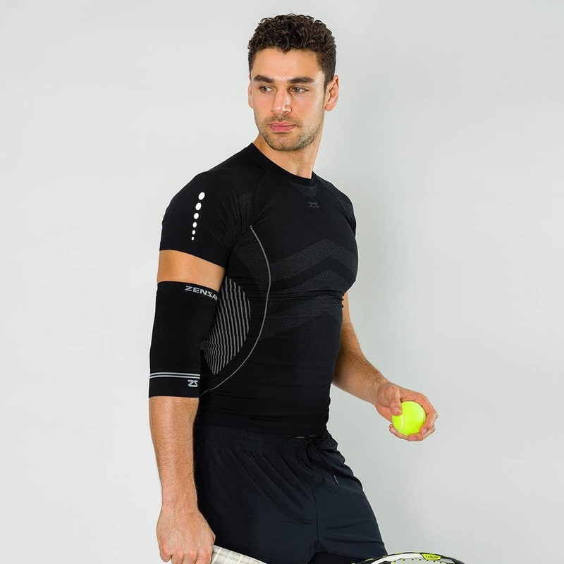 Zensah Compression Tennis Elbow Sleeve for Elbow Tendonitis, Tennis Elbow,