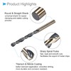 CoCud Twist Drill Bit 6mm Advanced Titanium & Nitride Coated