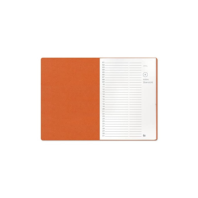 weekview A5 Notebook - Weekdori Dotted - Includes Index (31