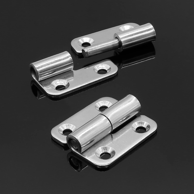 Bonsicoky 6 Pcs Stainless Steel Left Lift-Off Hinges, 1.5 Inch
