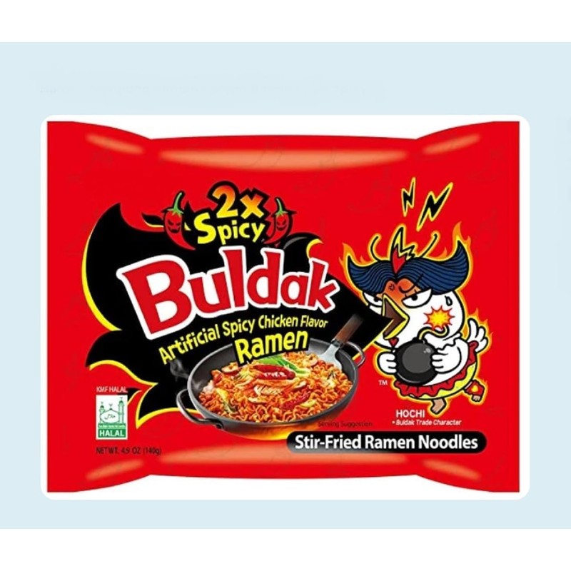 Korea Instant Noodles (CASE SET, DOUBLE SPICY BULDAK)