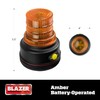 Blazer International 195C43A LED Amber Warning Beacon with Magnetic Base