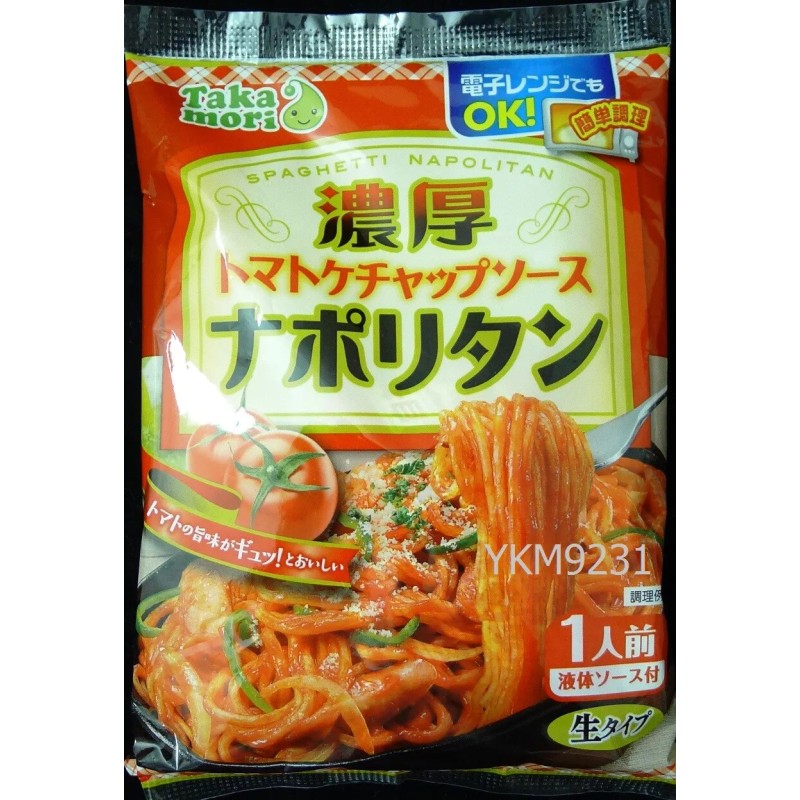 Taka Mori Instant Japanese Spaghetti w/ Ketchup Sauce Nama Napolitan