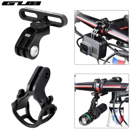 GUB 609 Bicycle Handlebar Stem Mount Rack for Sports Camera CNC Alloy Anodized Furnishing with Flashlight Holder