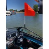 Orange Safety Flag For Boat or Boat Tower (Window Mount)