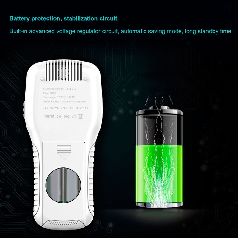 Formaldehyde Detector Portable Indoor Home TVOC Air Quality Monitor Gas