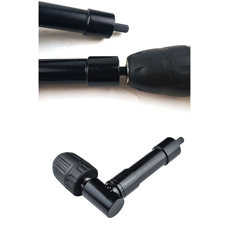 Right Angle Drill Chunk, 0.8-10mm 90 Degree Bend Extension Keyless